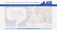 Desktop Screenshot of prevenciocolonbcn.org